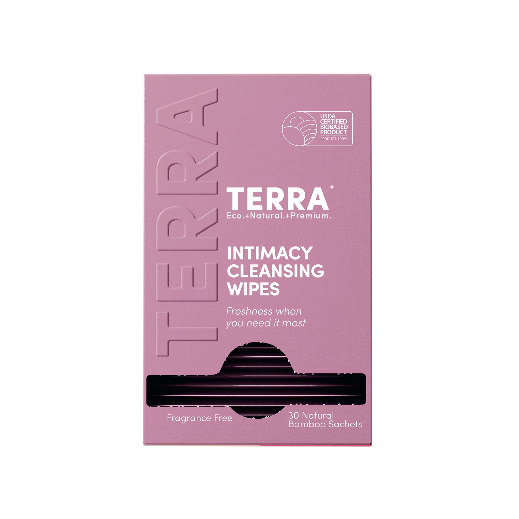 Fine Crafted Terra Intimacy Wipes – Daily PH Balancing Fragrance Sulfate Individually Wrapped Refined