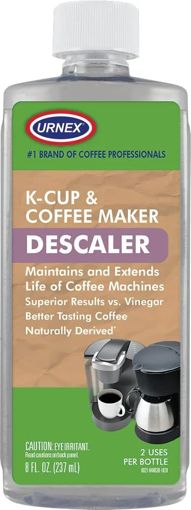 Durable Descaler 2 Uses Per Bottle – Universal Descaling Solution for Keurig Nespresso Delonghi and All Single Use Coffee and Espresso Machines Organic