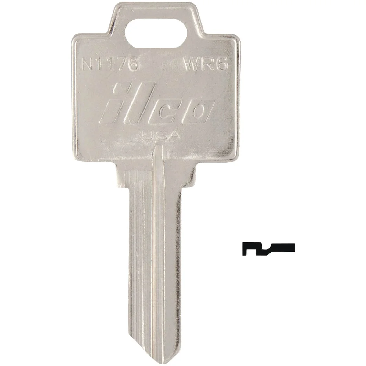 Efficient ILCO WR6 Weiser Cylinder Key Blank 10-Pack Sustainable