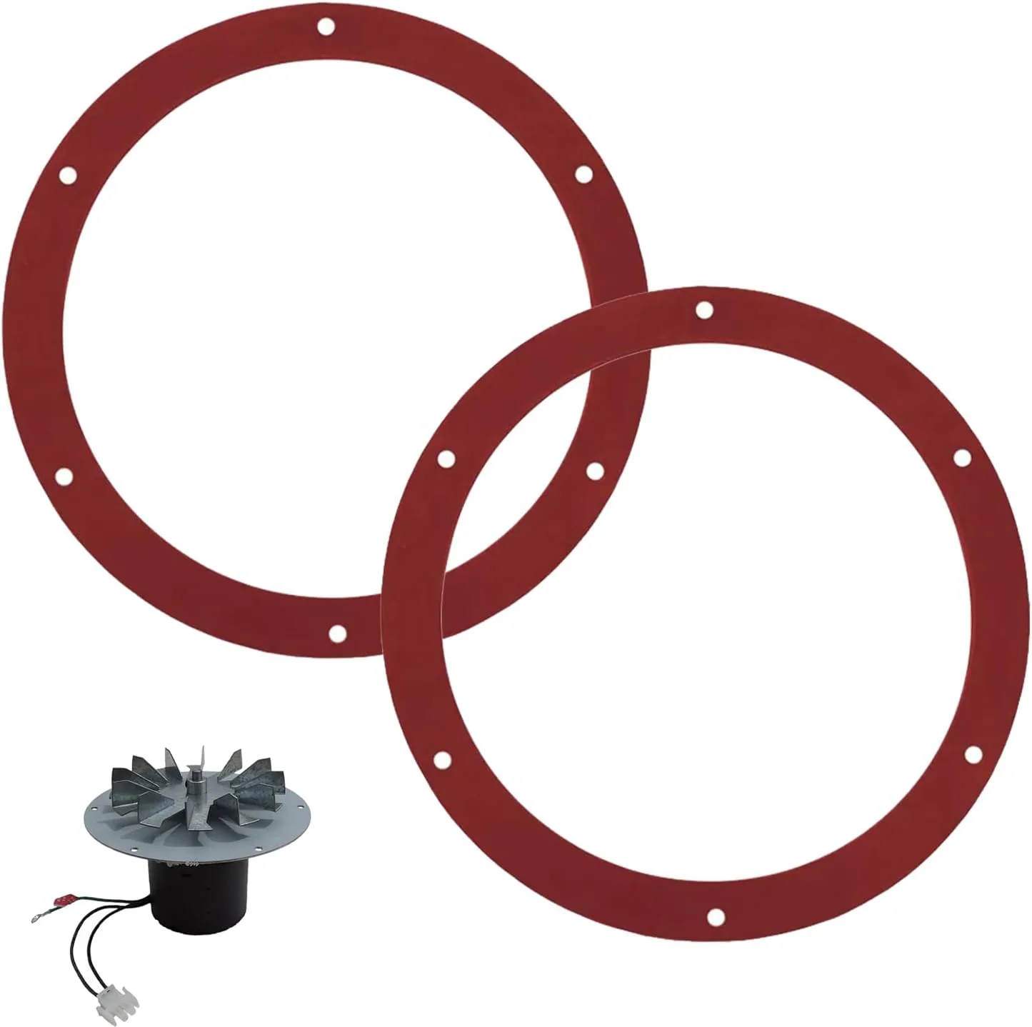 Next-Generation Silicone Gasket Repl Whitfield Profile 20 30 61050041 12050011 7in 2Pack Silicone Gasket Whitfield Profile 20 30 Combustion Blower Motor 7in 61050041 12050011 2-Pack Durable Environmentally Friendly