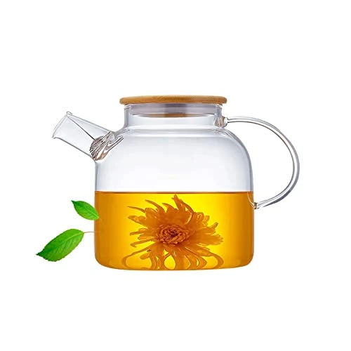 Exclusive Glass Teapot 50.7oz Contemporary