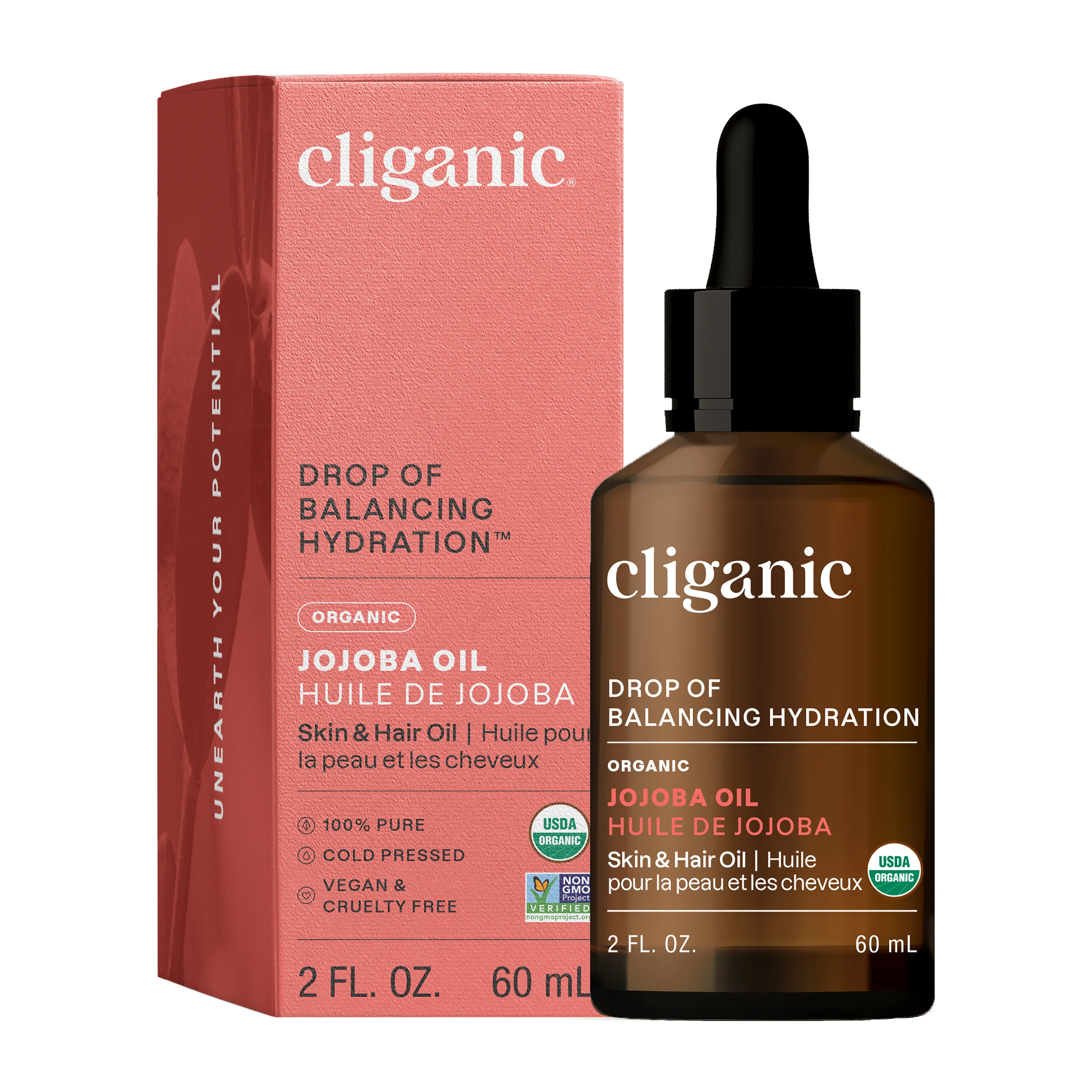 Cliganic Organic Jojoba Oil Minimalist