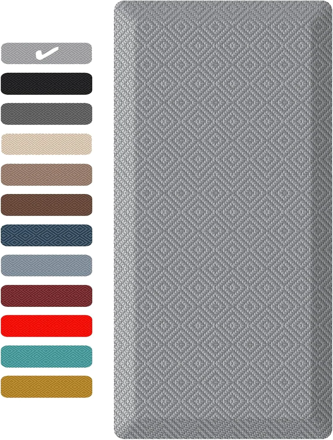 Comfortable Ophanie Kitchen mats for Floor Kitchen Rugs 20×32 Anti Fatigue Standing Cushioned Mat Waterproof Comfort Ergonomic mat for Office Home Sink Convenient