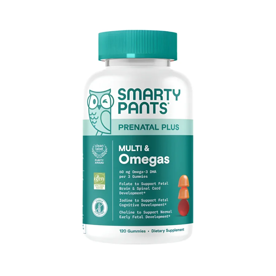 Enhanced SmartyPants Prenatal Plus Multi Omegas Genuine