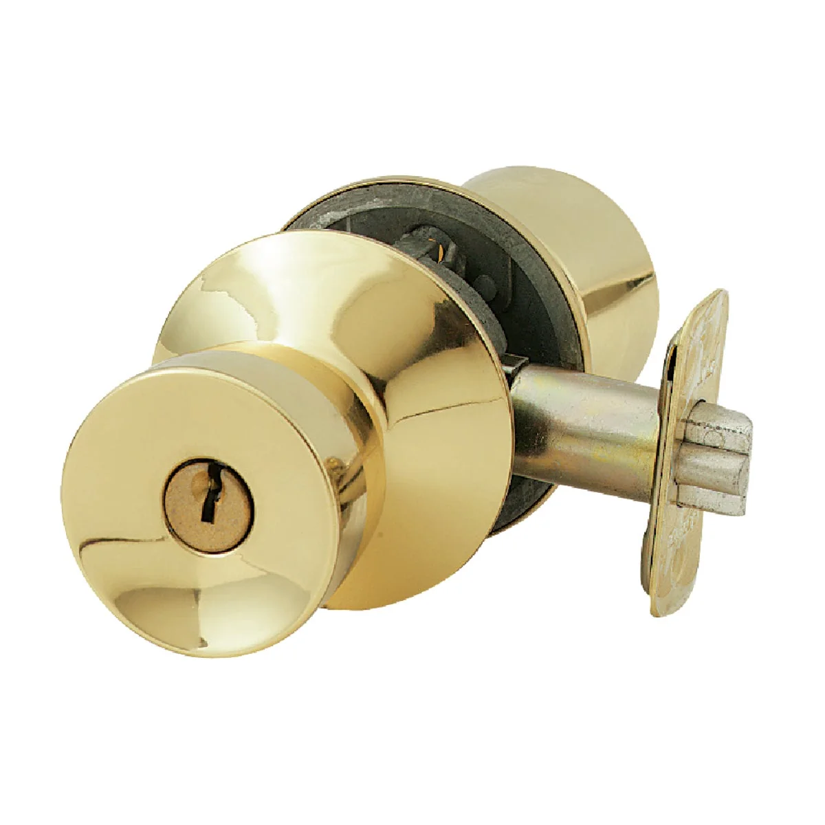 Certified Schlage Bell Polished Brass Entry Door Knob Refined