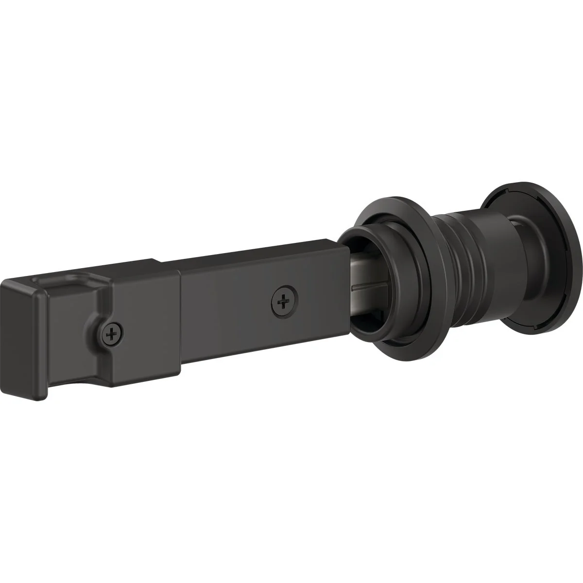 Healthy National V1045 Matte Black Barn Door Lock Trendy