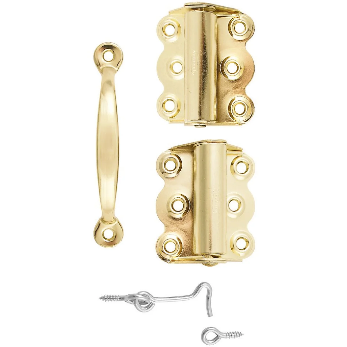 Crafted National Brass Screen Or Storm Door Set Versatile