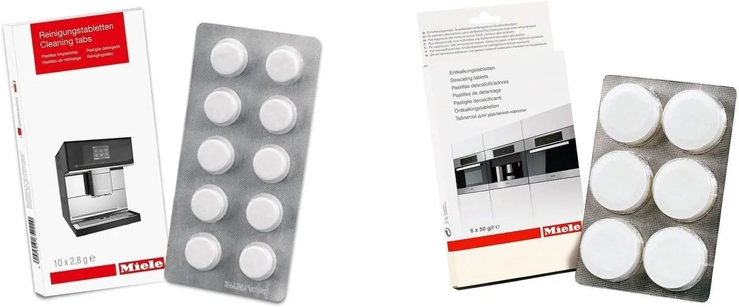 Responsible Miele Coffee Machine Cleaning Tablets 10pk Descaling Tablets 6pk Trusted