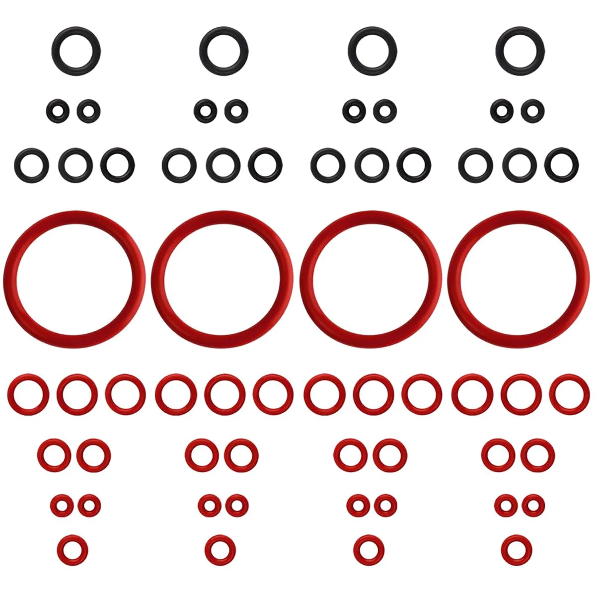 Solid Wolfride 60Pcs Seal O-Ring Kit Gasket Seal Set Saeco Philips Gaggia Coffee Machine Professional Coffee Machine O’Rings Maintenance Kit Seal O Rings Nozzle Gasket Contemporary