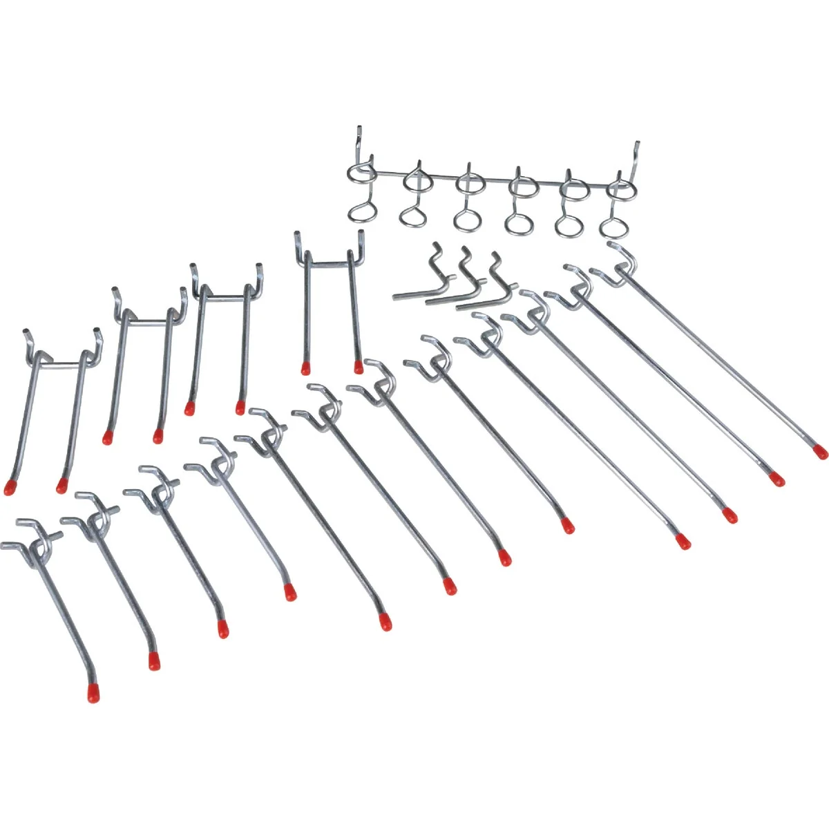 Flexible Medium Duty Pegboard Hook Set 20-Piece World-Class