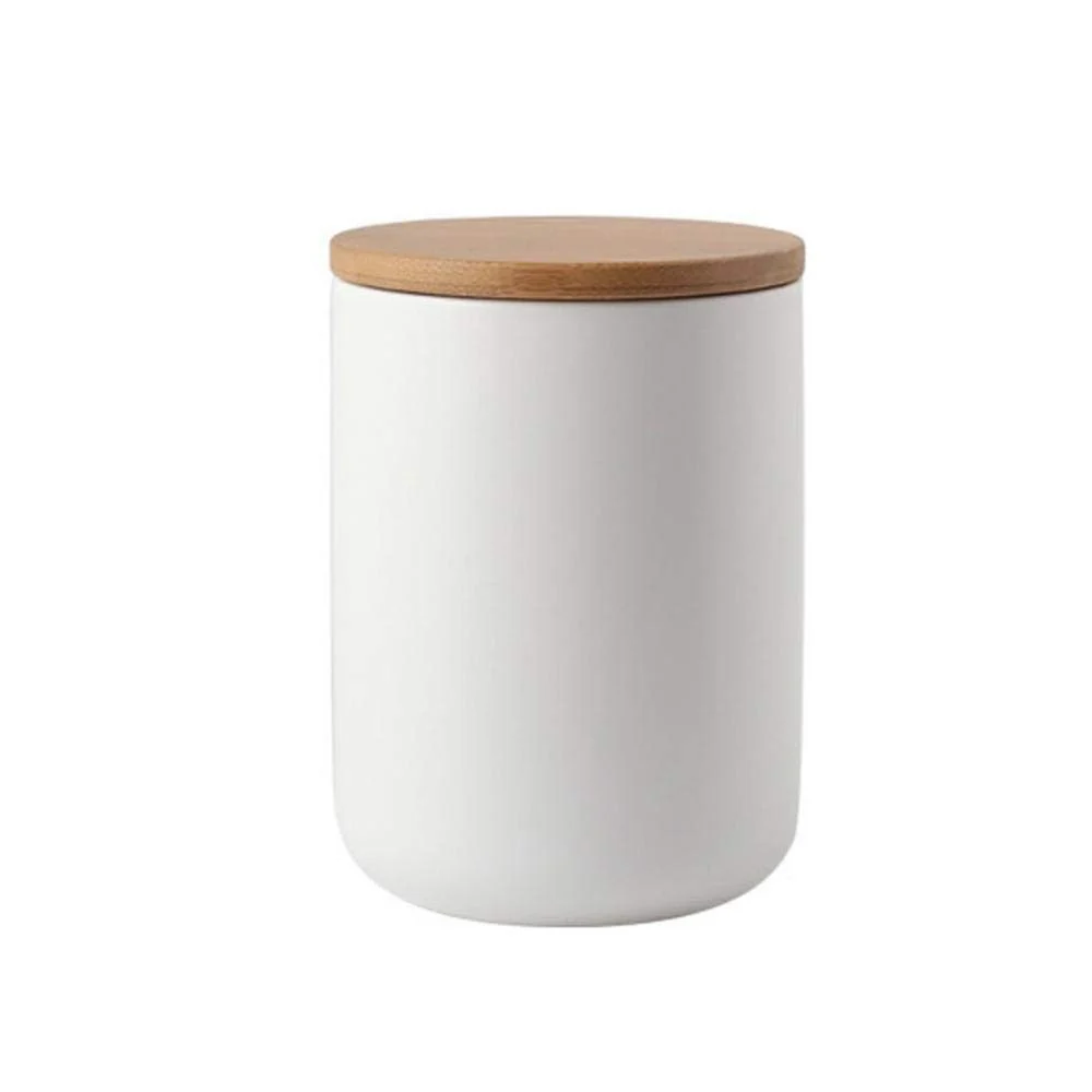 Trusted YYW Ceramic Food Storage Containers with Lids 800ml 27oz Food Storage Jar White Kitchen Storage Containers Good for Flour Coffee Bean Sugar Tea Spices and More Home Decor Excellent