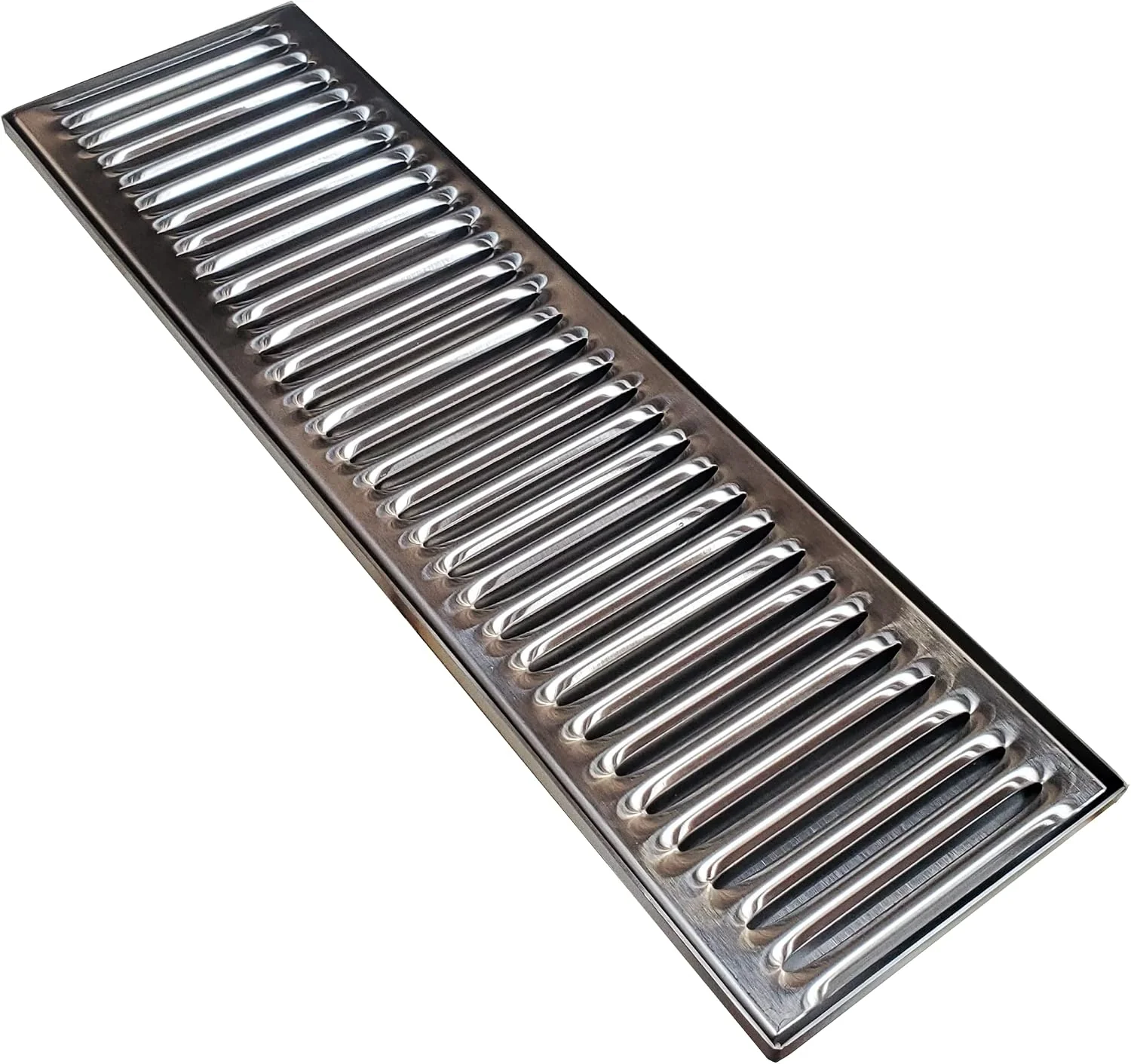 World-Class Rattleware 4.5×15.5×0.5in Stainless Steel Drip Tray Bar Drain Spill Catcher Sustainable