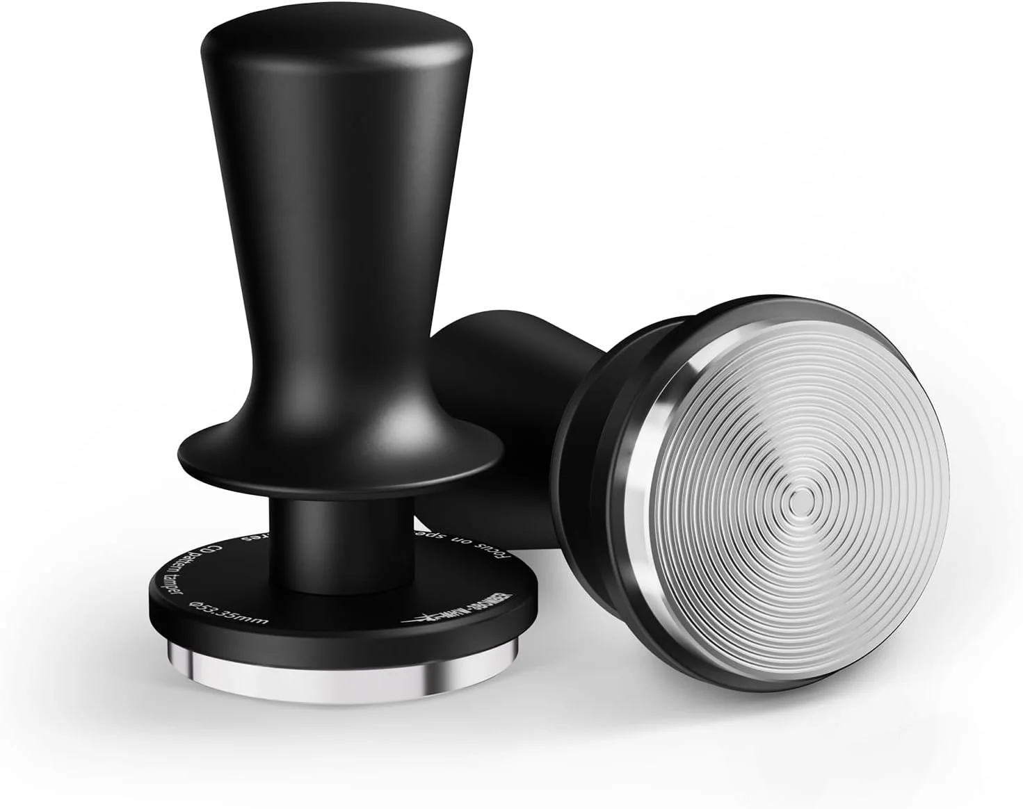Durable MHW-3BOMBER 54mm Espresso Tamper 53.35mm Double Spring Coffee Loaded Tamper Tool Compatible with 53mm 54mm Breville Portafilter Easy-to-Use