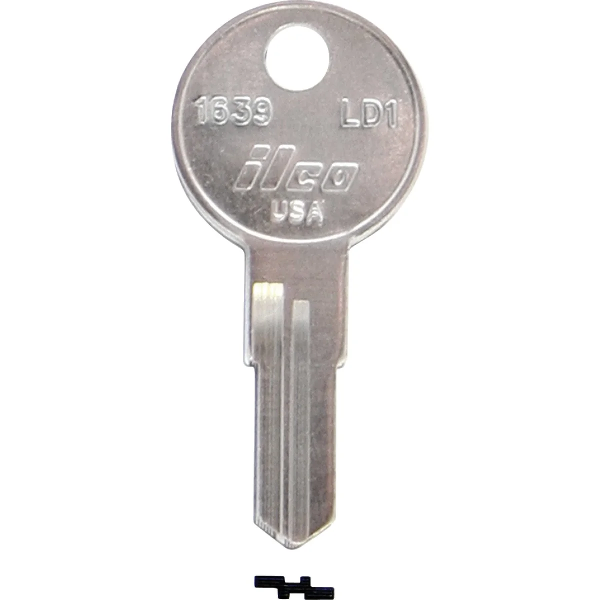 Durable ILCO Larson Nickel Plated Storm Door Key LD1 10-Pack Original