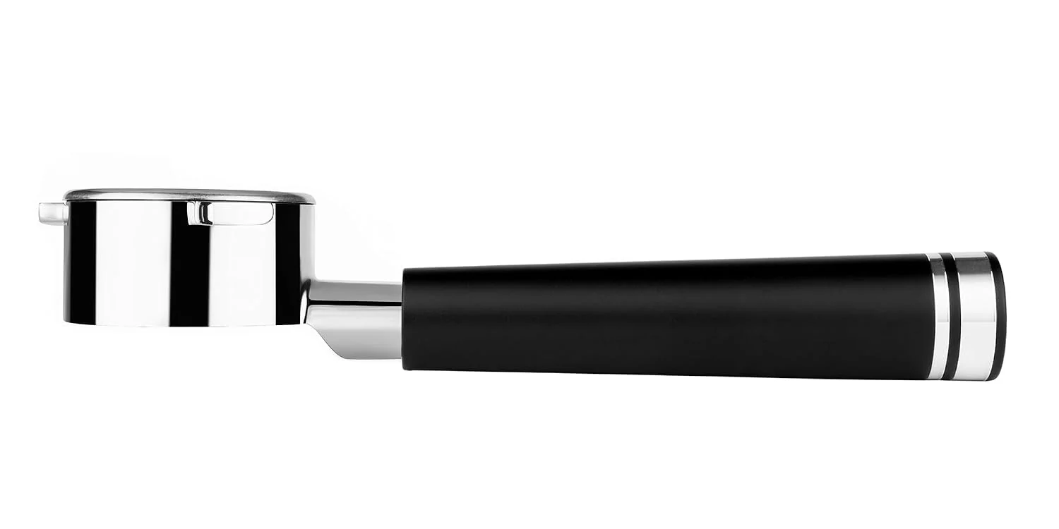 Secure LILQ 54mm Naked Bottomless Portafilter Compatible with Breville Barista Express Barista Pro Bambino and More – 18-20g basket included Aluminum Flat 54mm Flexible