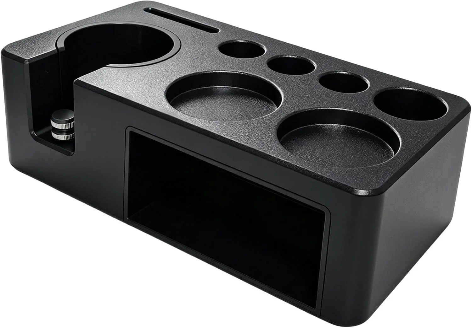 High-Quality Espresso Tamping Station Multifunctional Espresso Tamper Station Adjustable Height Portafilter Holder Espresso Tools Storage Black 51-58mm Genuine