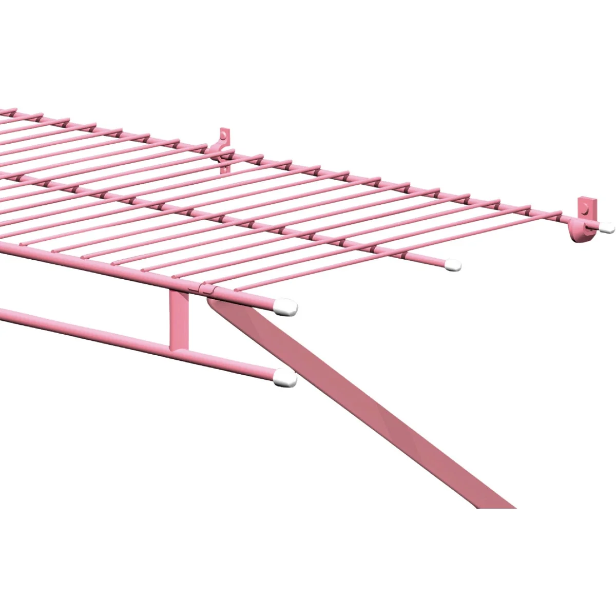 Soft Closetmaid White Wire Shelving End Cap Natural