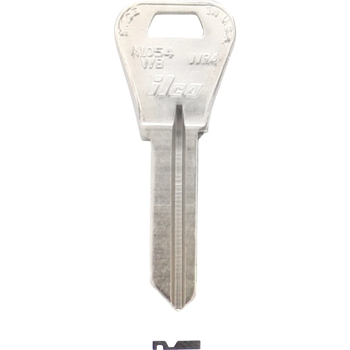 Sustainable ILCO Weiser Nickel Plated House Key WR4 10-Pack Crafted