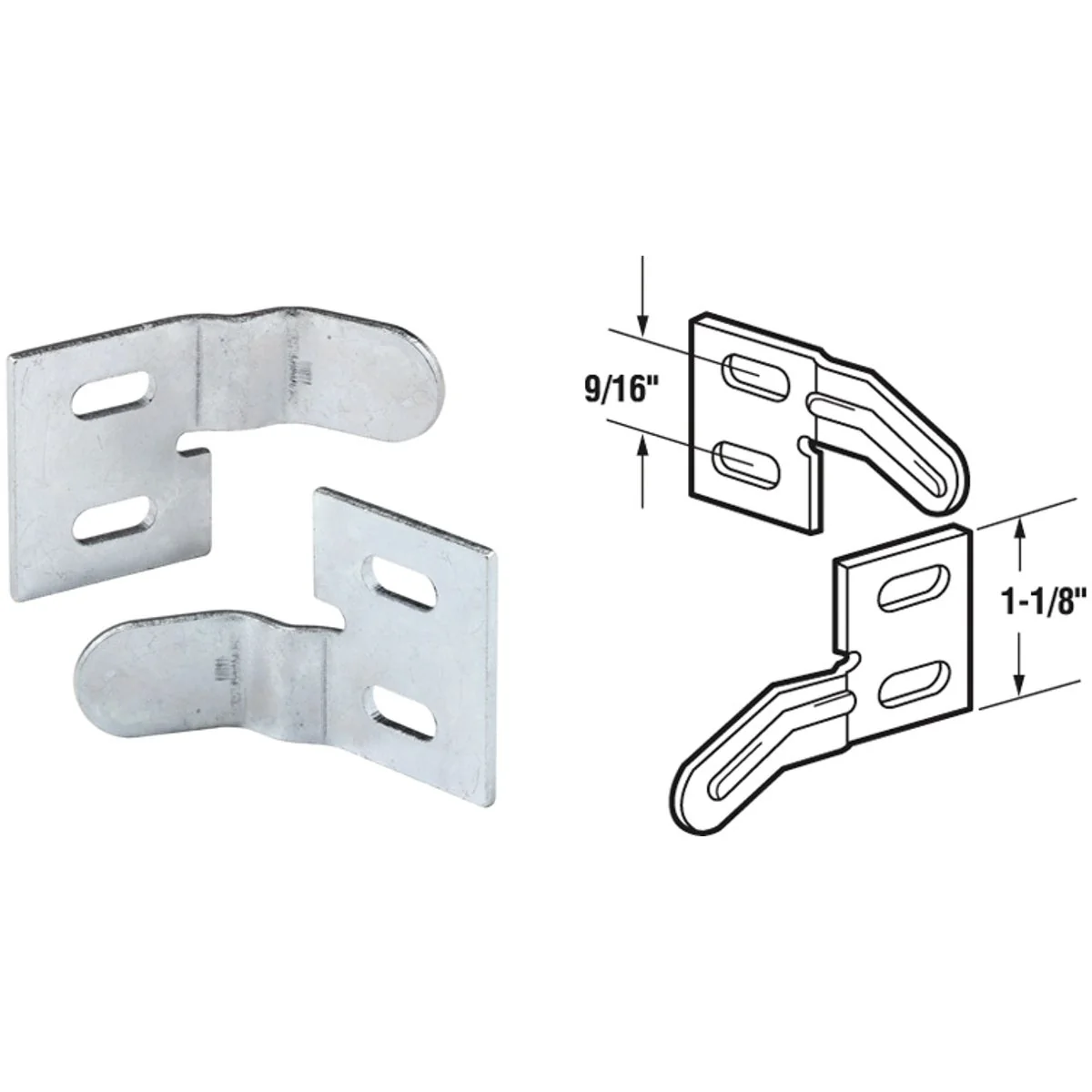 Specialty Prime-Line Bi-Fold Door Aligner 2 Count High-Quality