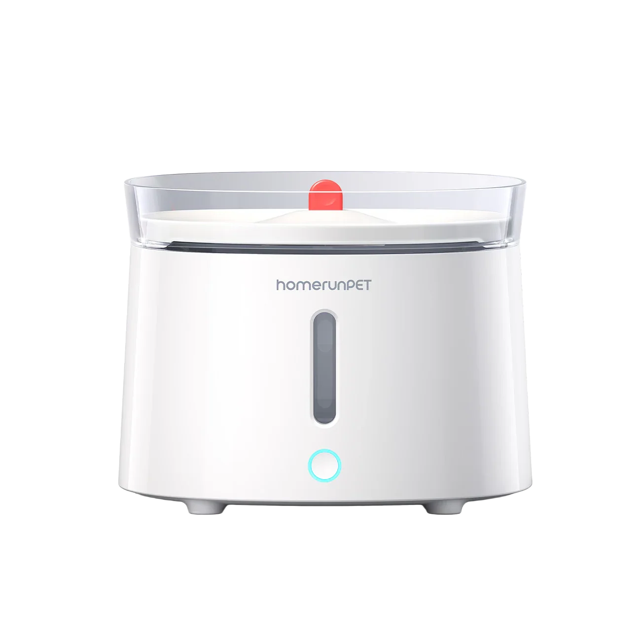 Lightweight HomerunPet Pet Water Fountain – UVC Sterilizing Wireless Pump Pure