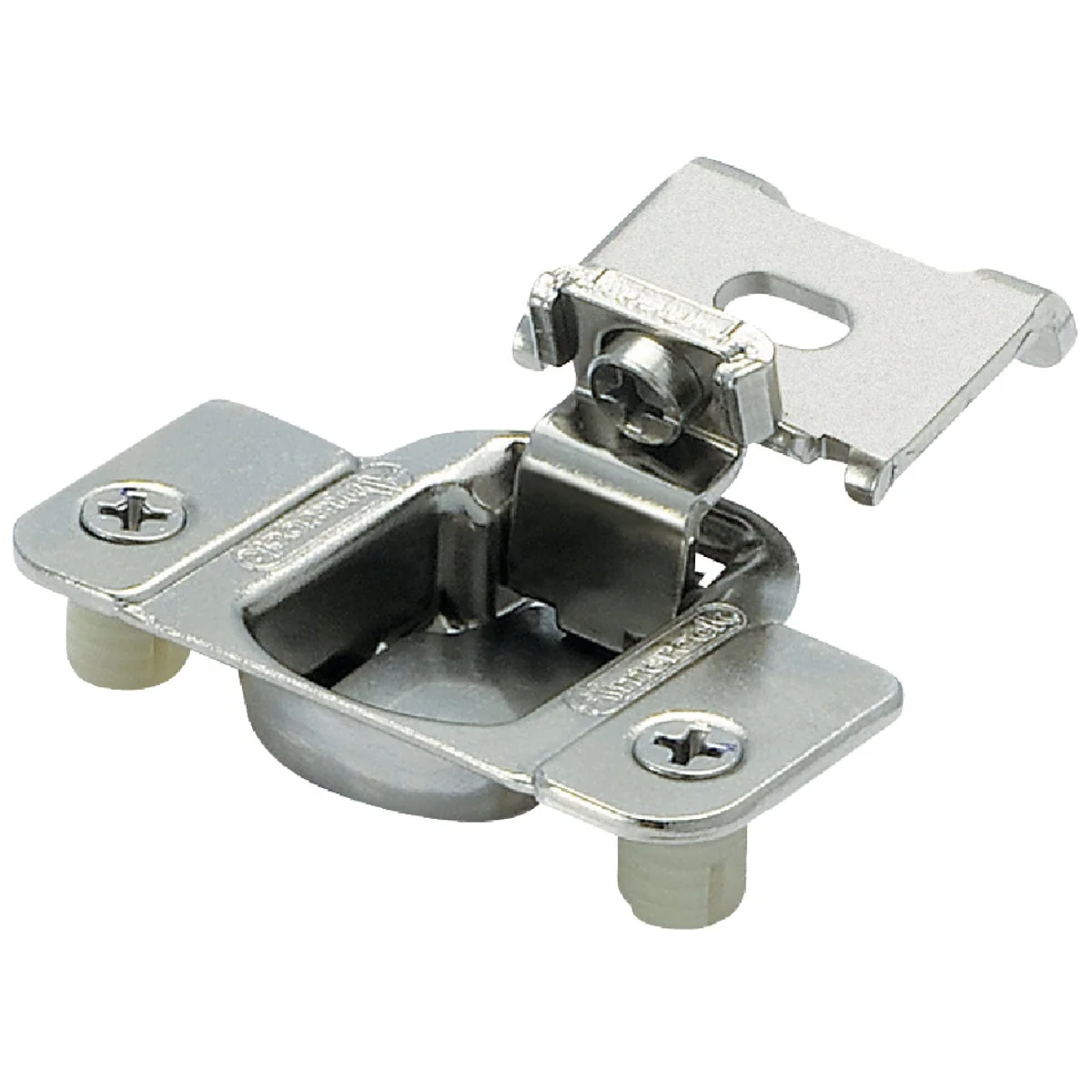 Crafted Amerock Matrix Nickel 1 2 In. European Concealed Hinge 2-Pack Casual