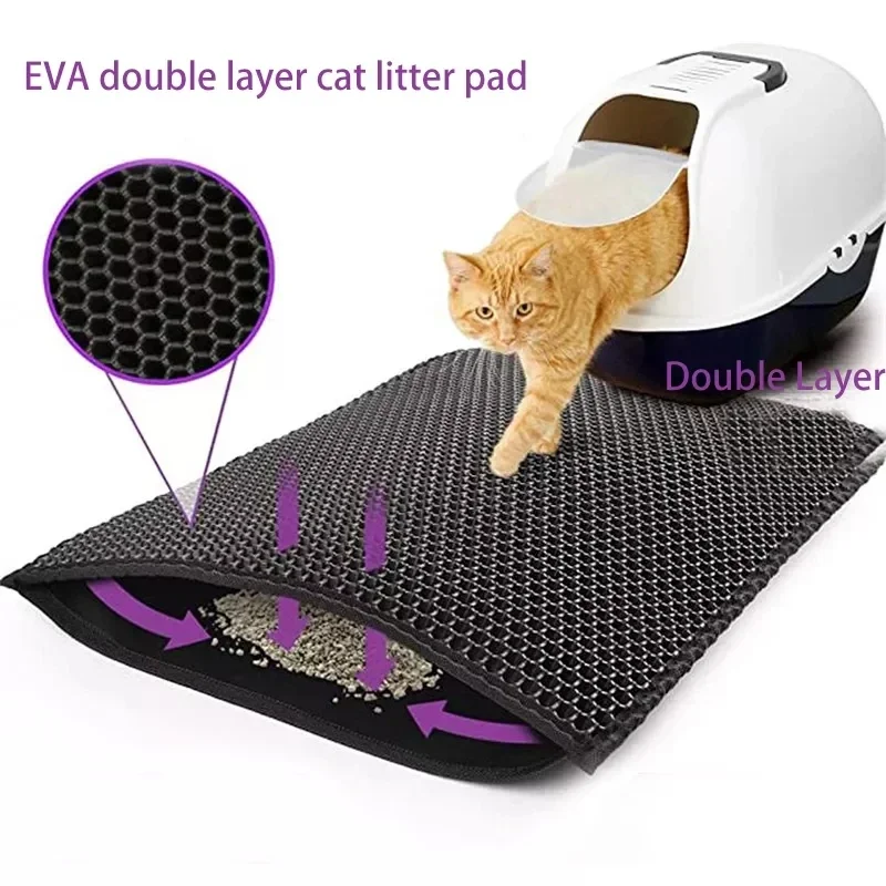 Powerful Cat Litter Mat with Gift – Double Layer Waterproof Pet Litter Box MatSPECIFICATIONS Effective
