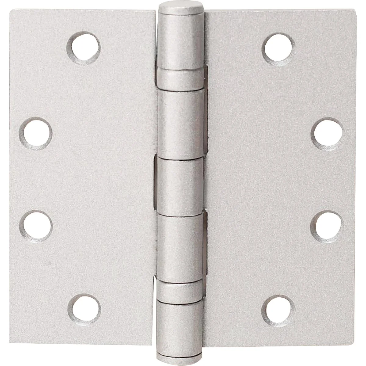 Smart Tell Commercial 4-1 2 In. Square Satin Chrome Ball Bearing Door Hinge 3-Pack Original