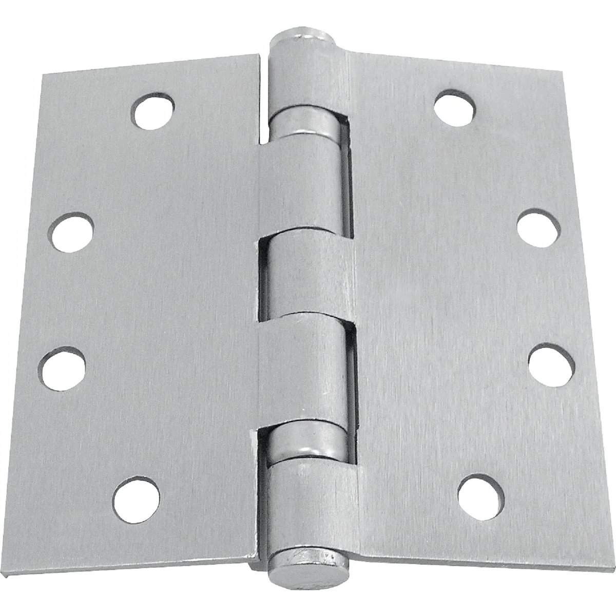 Casual Tell Commercial Satin Chrome 4-1 2 In. Square Steel Ball Bearing NRP Door Hinge 3-Pack High-Performance