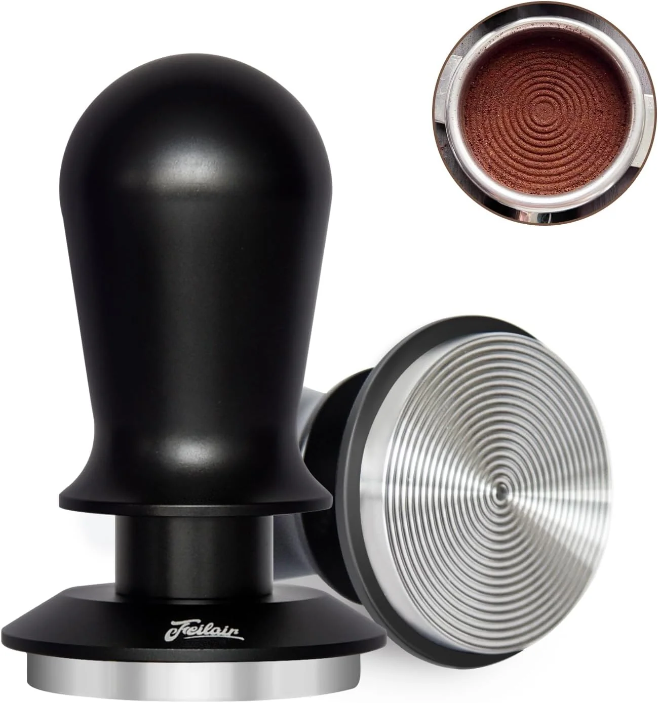 Casual 58.35mm Espresso Tamper 30lb Spring Loaded Self Leveling for E61 Convenient