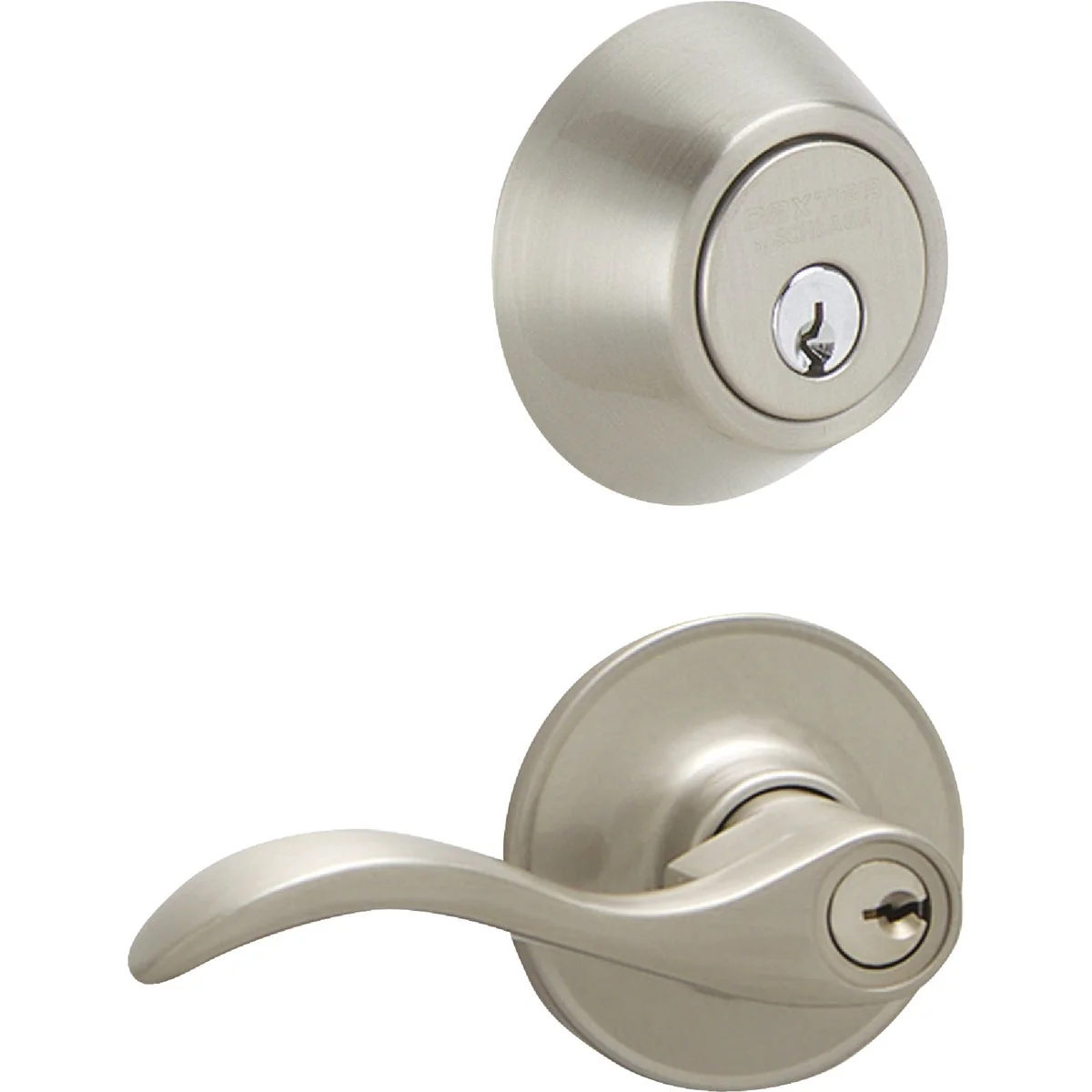 High-Performance Dexter Seville Satin Nickel Deadbolt and Lever Combo Easy-to-Use