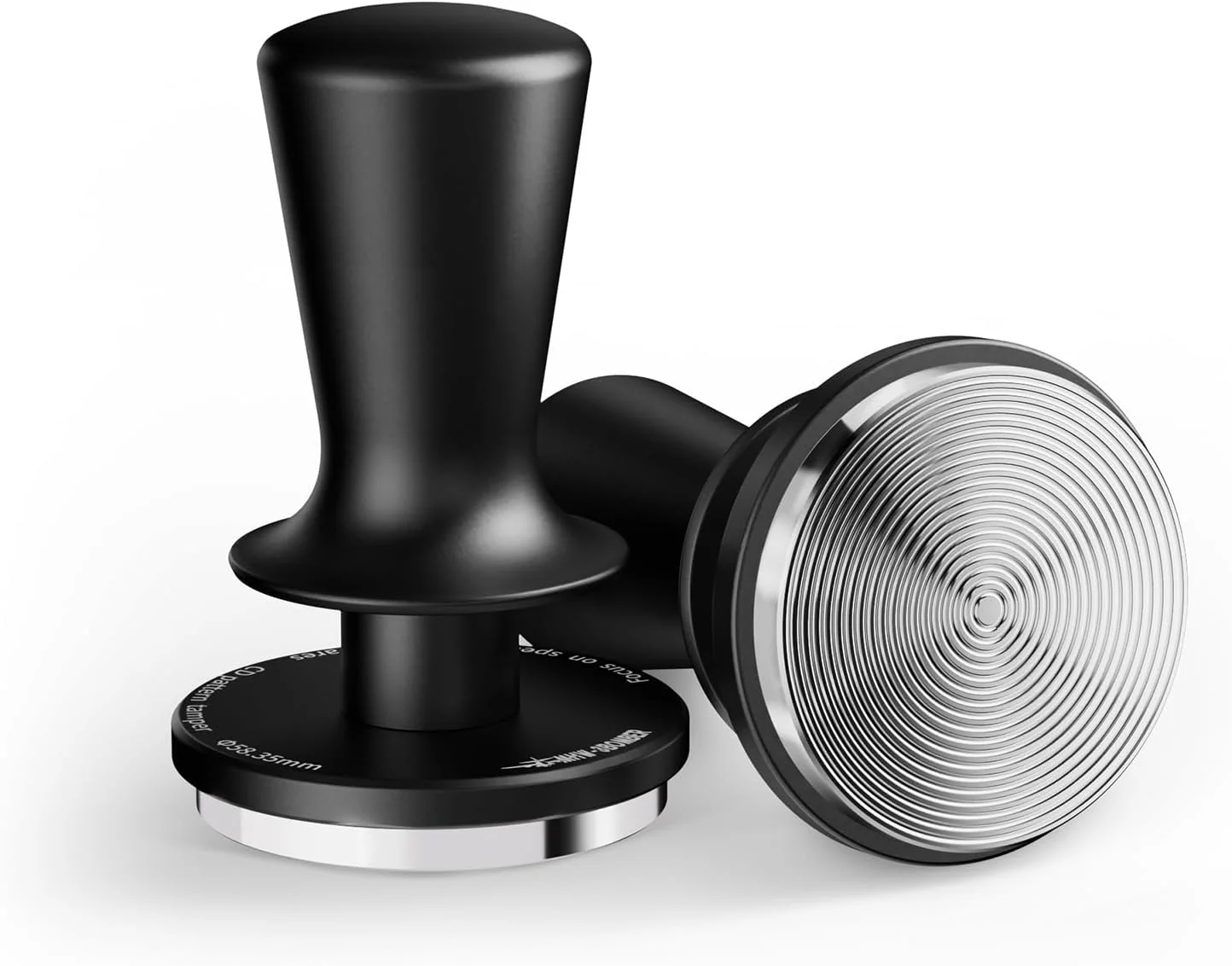 Lightweight MHW-3BOMBER Tamper Tool Espresso 58mm Coffee Tamper with Spring Loaded Auto-rebound 58.35mm Espresso Press Tamper Tool for 58mm Espresso Machine Classic