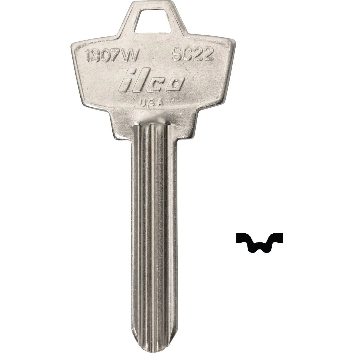 Exclusive ILCO Schlage Nickel Plated House Key SC22 10-Pack Proven