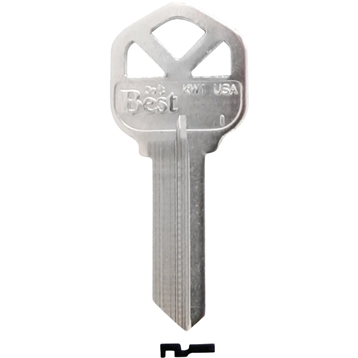 Carefully Designed Do it Kwikset Nickel Plated House Key KW1 10-Pack Artisan