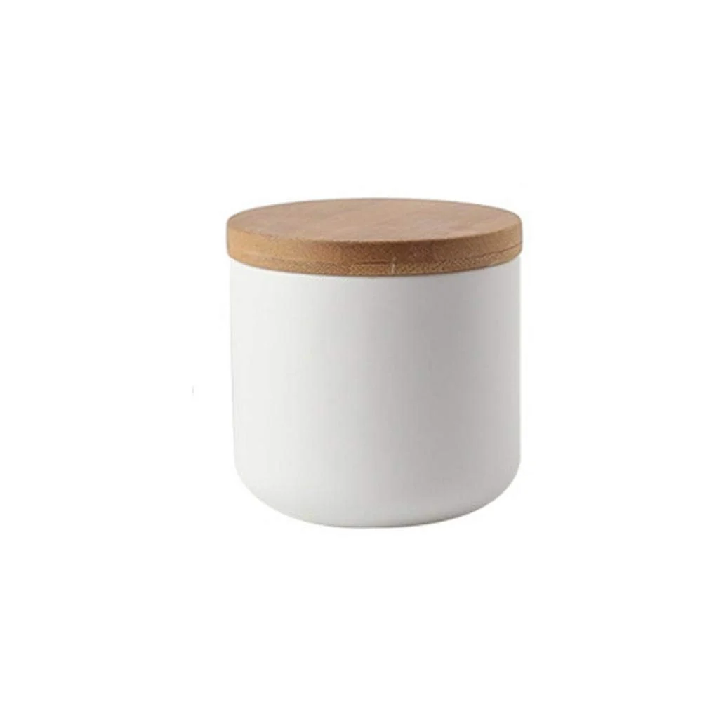 High-End YYW Ceramic Food Storage Containers with Lids 260ml 8.8oz Food Storage Jar Easy-to-Use