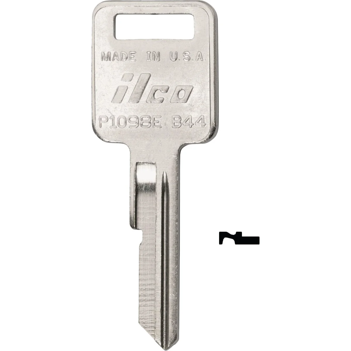 Professional ILCO GM Nickel Plated Automotive Key B44 10-Pack Artisan