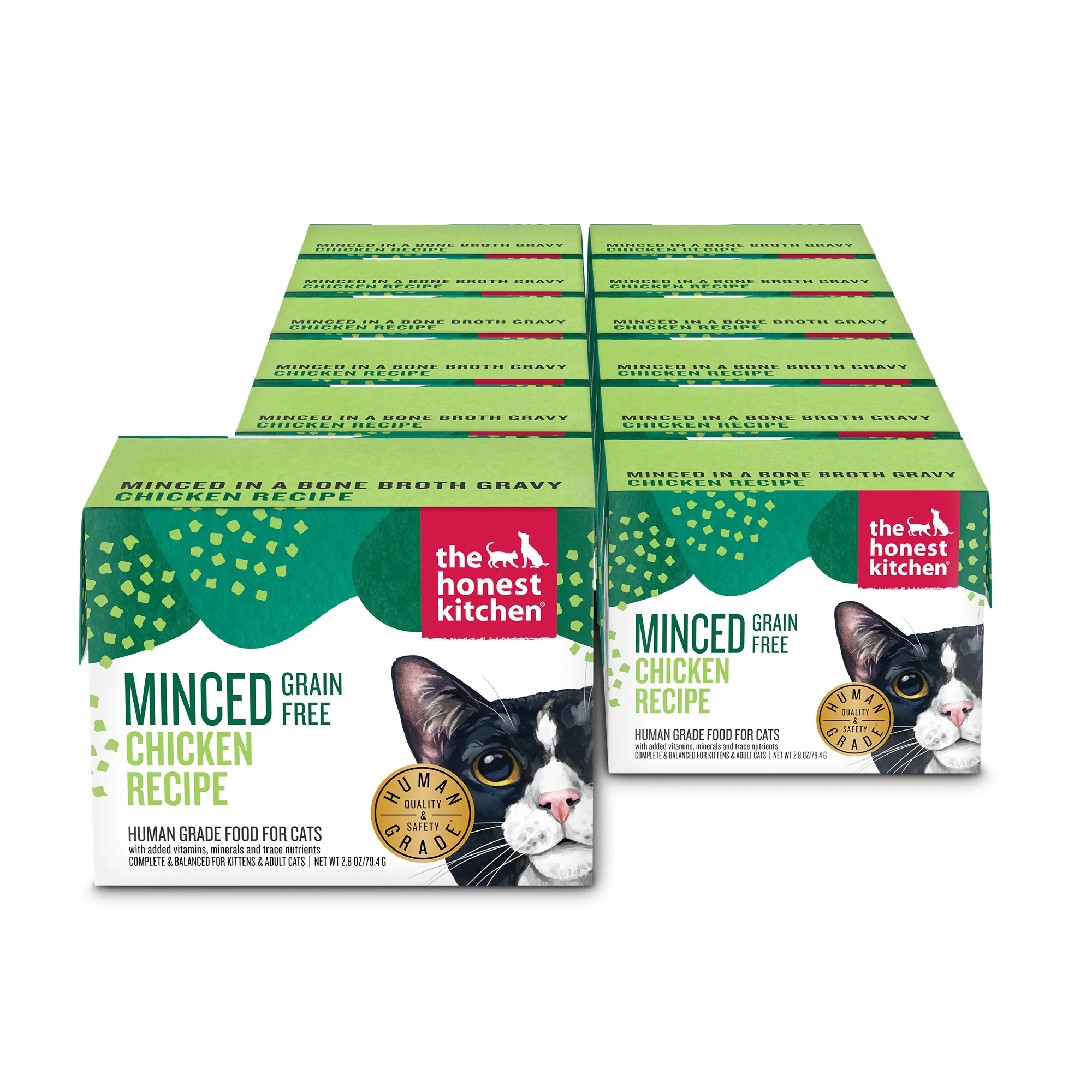 Efficient The Honest Kitchen Minced Wet Cat Food Chicken in Bone Broth Gravy Next-Generation