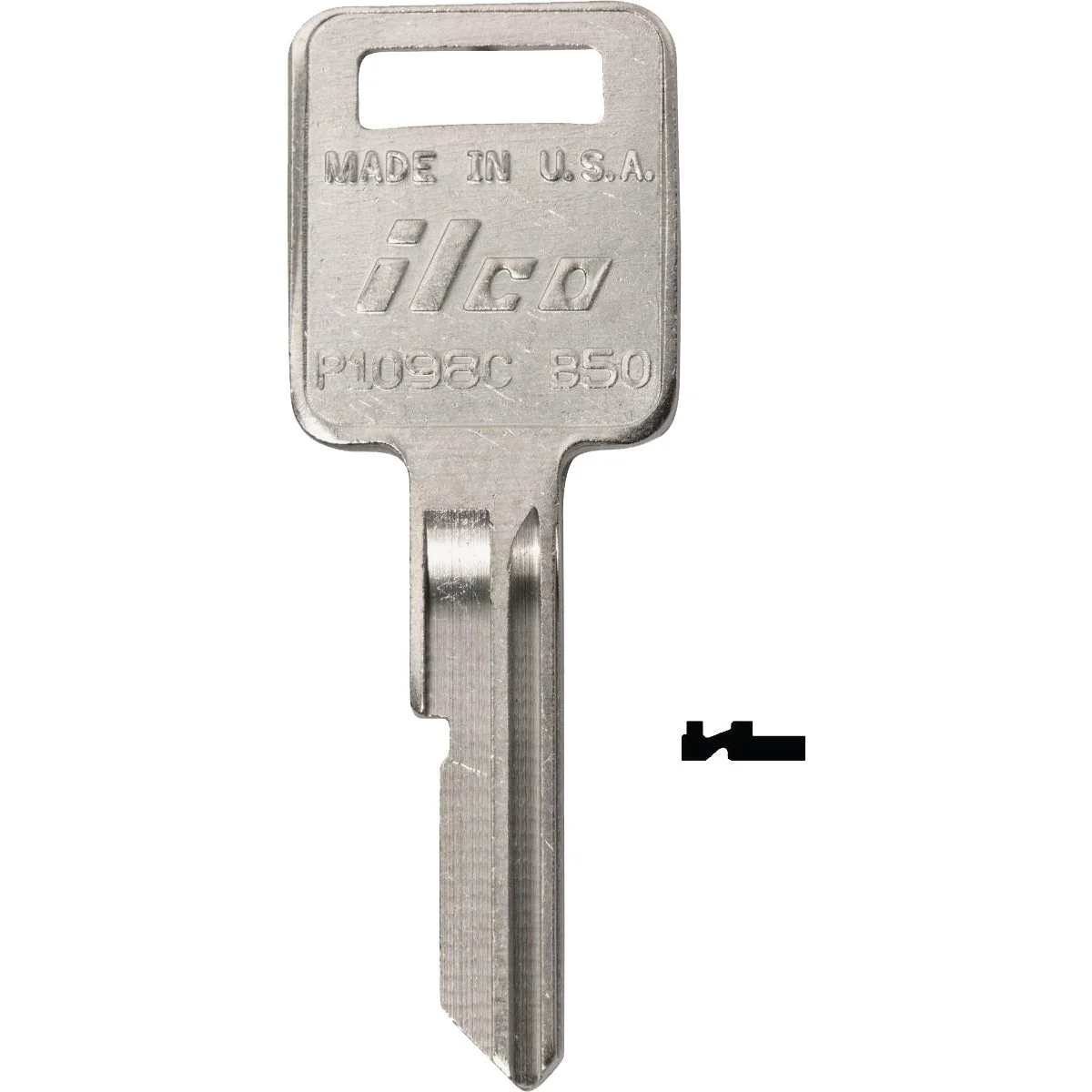Flexible ILCO GM Nickel Plated Automotive Key B50 10-Pack Authentic