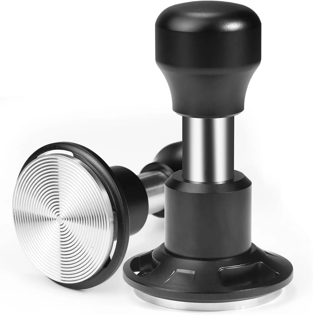 Functional WYLOSUA® 51mm Constant Force Impact Coffee Tamper – Auto-Leveling Impact Mechanism Effortless Press for Stable Extraction Fine