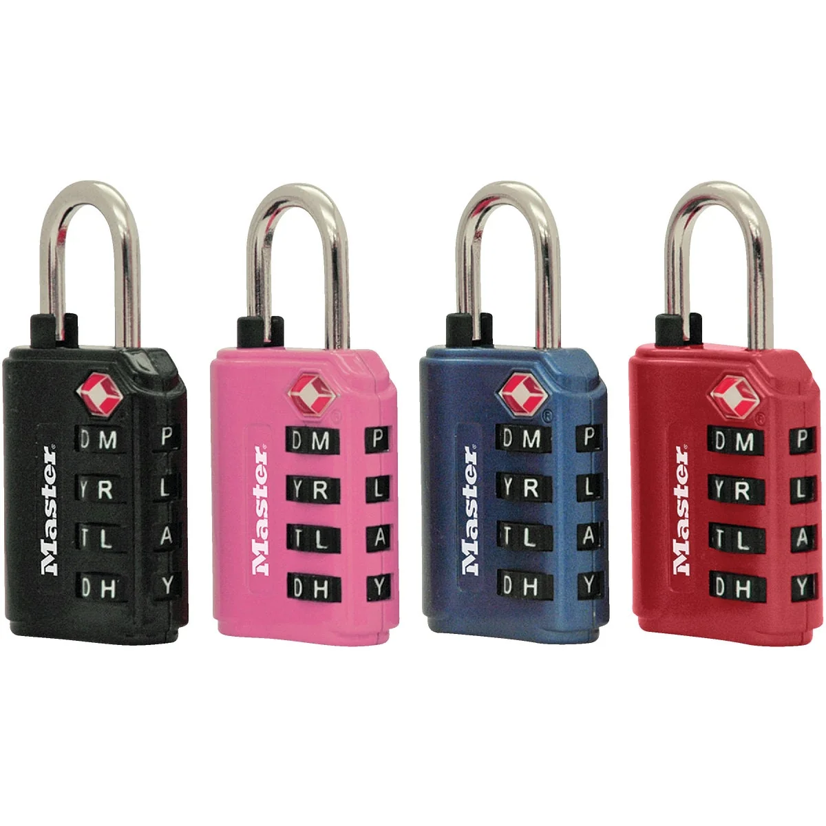Fashionable Master Lock 1-3 8 In. WORD Combination Luggage Lock TSA-Accepted Traditional