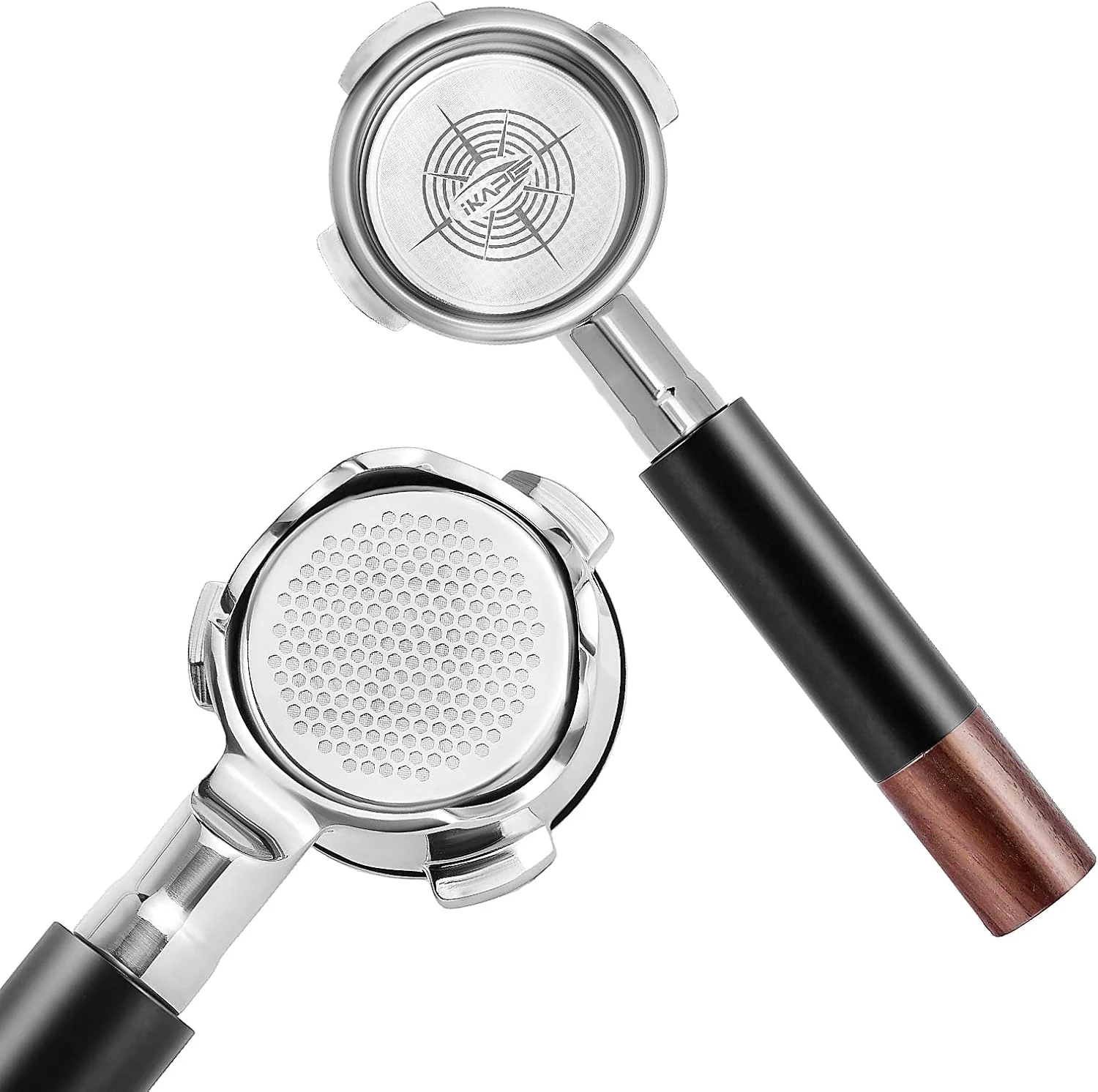Sustainable Ikape 54MM Bottomless Naked Portafilter for Breville BES870 880 Solis – Includes 18g Basket Bambino Plus Not Supported Outstanding