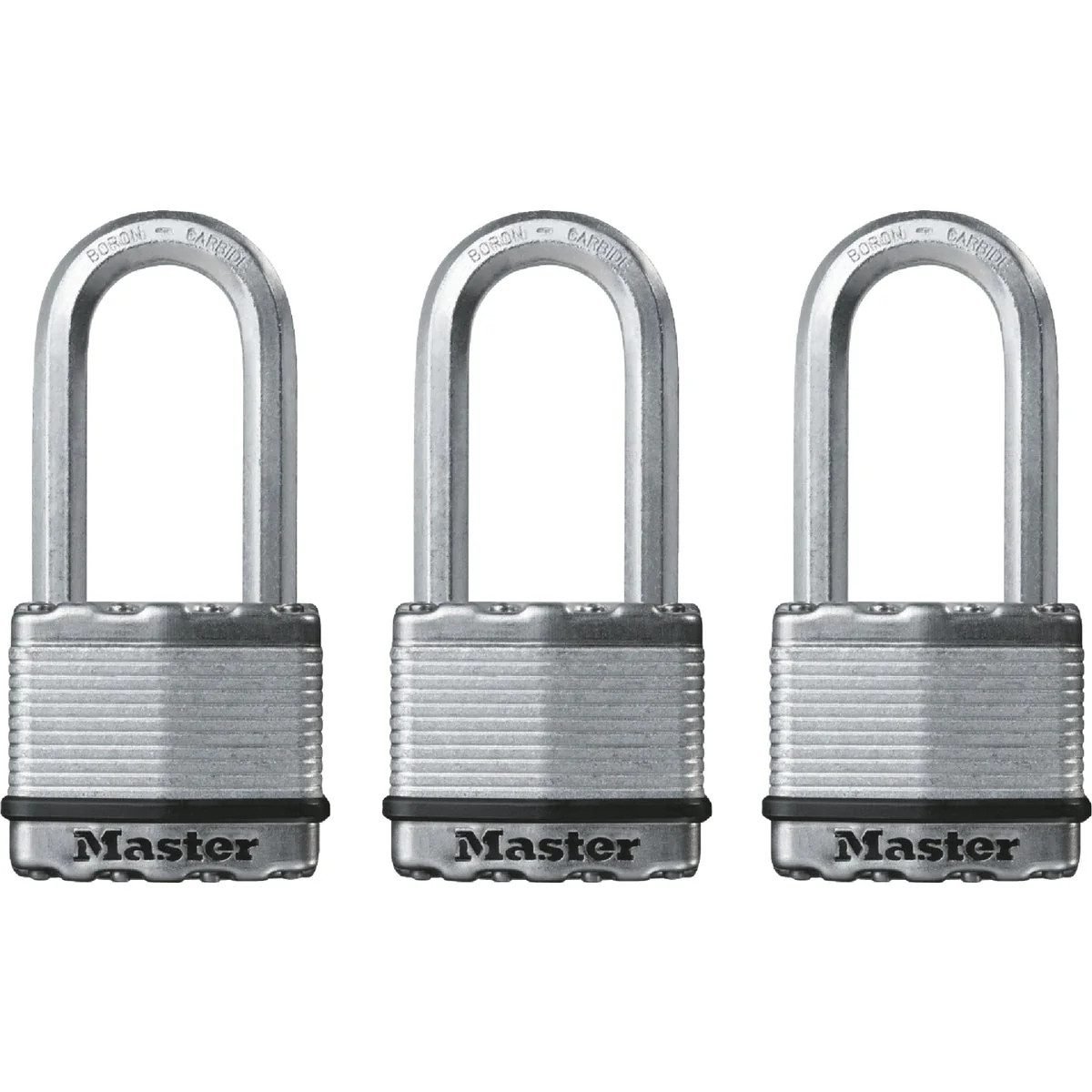 World-Class Master Lock Magnum 2 In. Keyed Alike Padlock 3-Pack Sophisticated