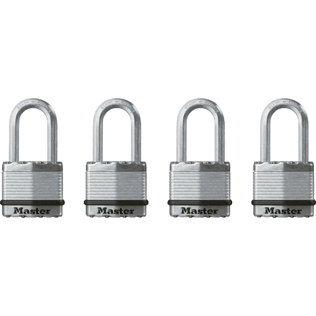 Effective Master Lock Magnum 1-3 4 In. W. Dual-Armor Keyed Alike Padlock with 1-1 2 In. L. Shackle 4-Pack Minimalist