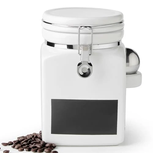 Green MIECOO 78 Fl Oz Large Ceramic Coffee Canister Proven