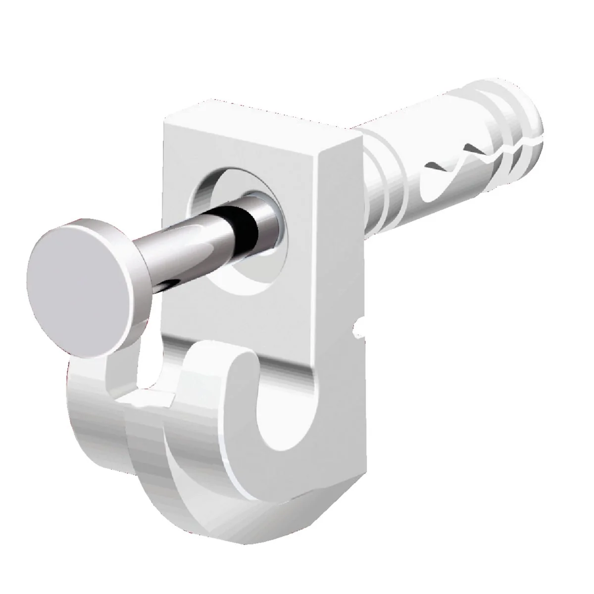 Top-Quality Closetmaid Wire Shelf White Wall Clip Elegant