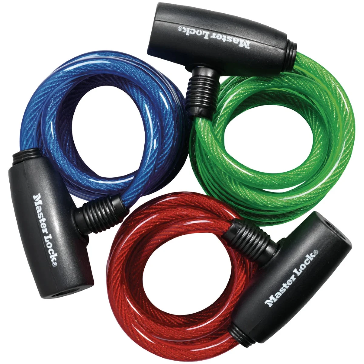 Soft Master Lock 6 Ft. Cable Bike Lock 3-Pack Responsible