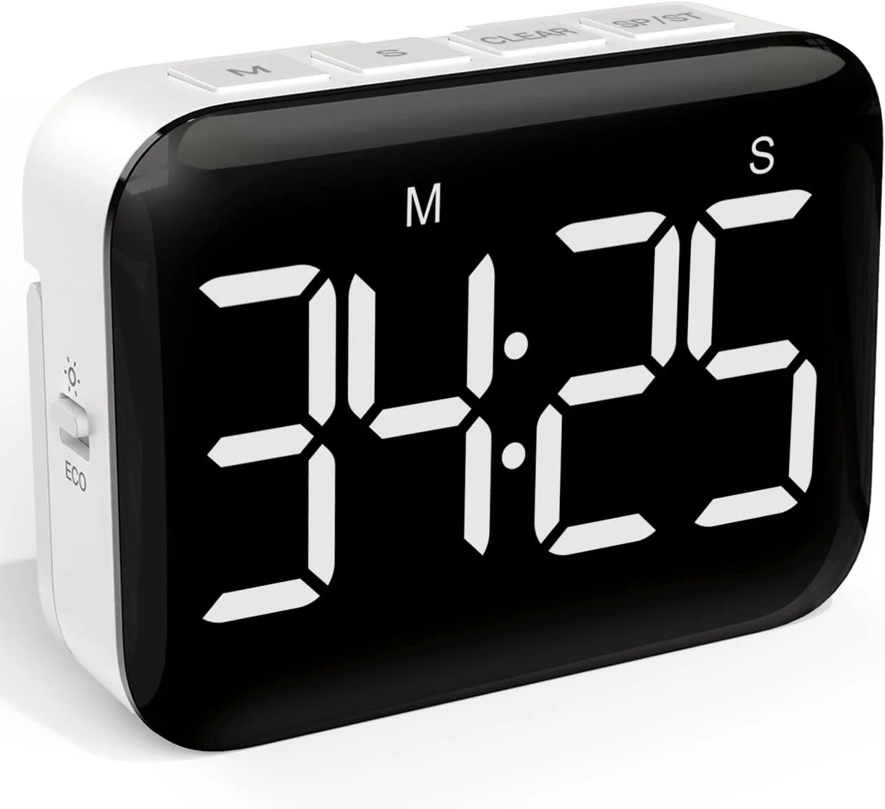 Flexible Vocoo Magnetic Kitchen Timer for Cooking with Count Up Countdown Digital Timer Battery Powered with Large Display Efficient