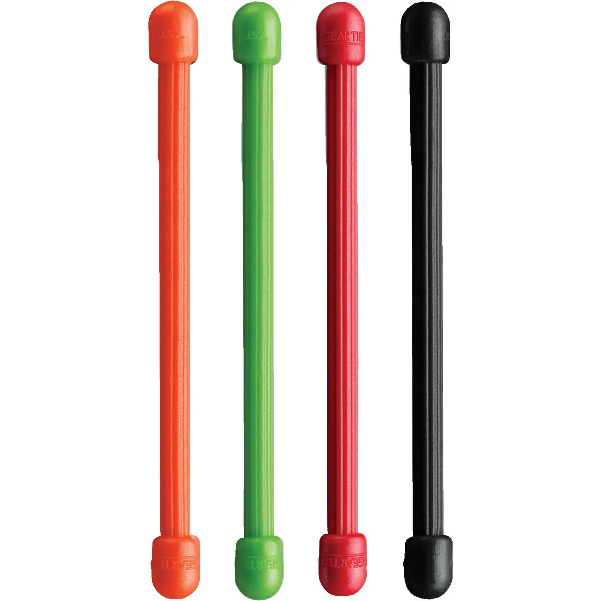 Authentic Nite Ize Gear Tie 3 In. Reusable Rubber Twist Tie 4-Count Relaxed