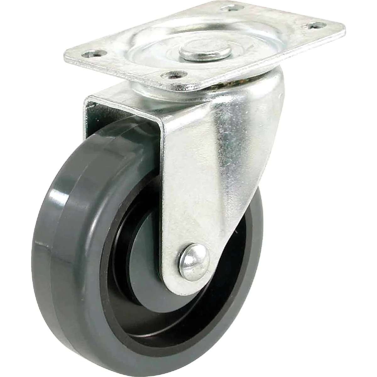 Pure Shepherd 4 In. Medium-Heavy-Duty Polypropylene Swivel Plate Caster Premium Material