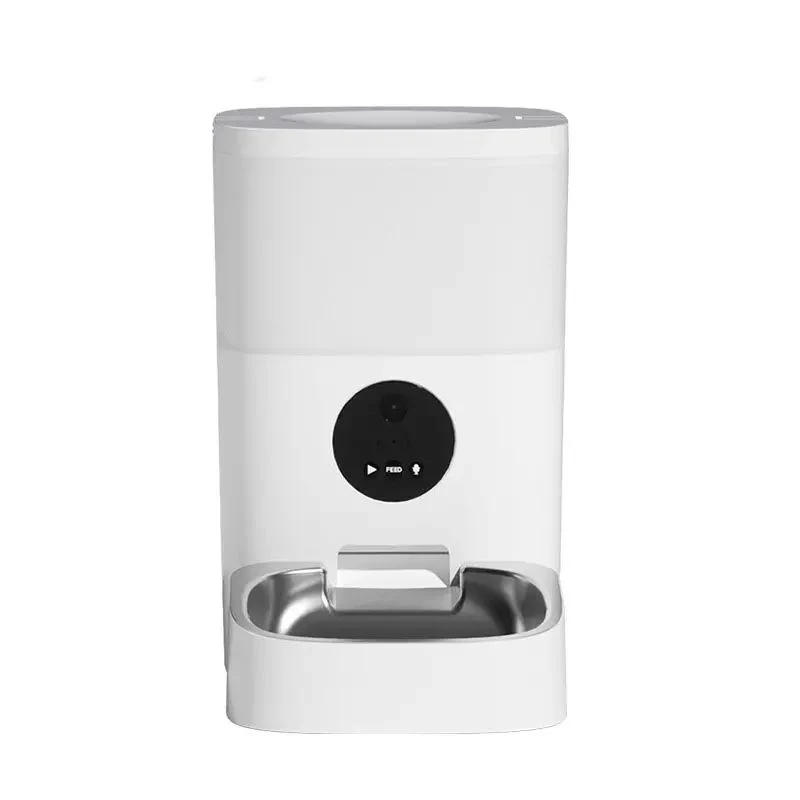Reusable TUYA Whole APP remotely controls feeders for pet cats and dogs with automatic timing camera OEM Advanced