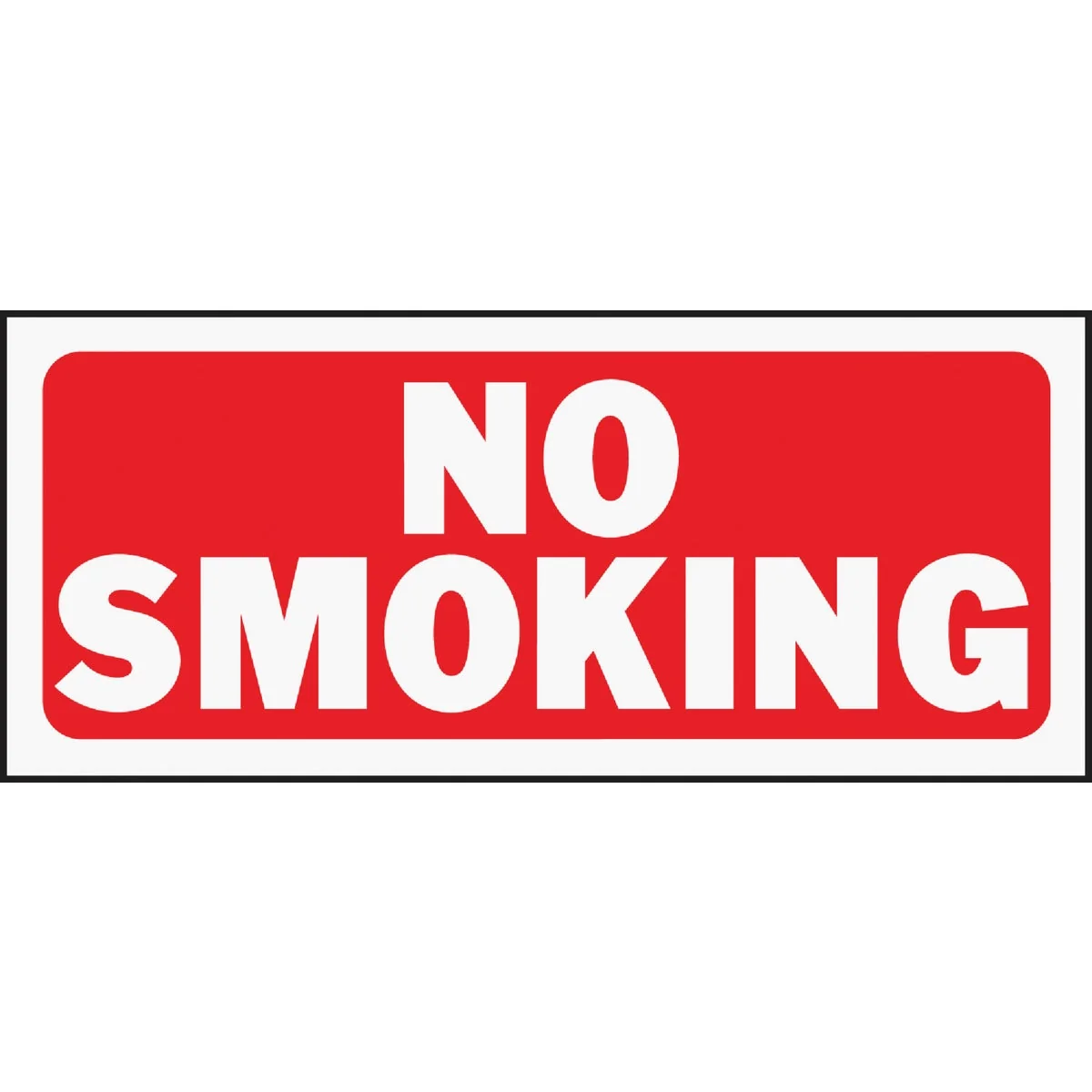 Genuine Hy-Ko Plastic Sign No Smoking Natural